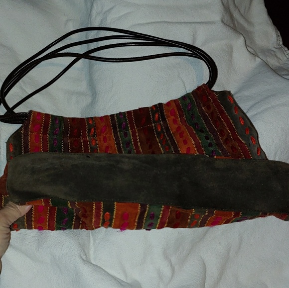 Sigrid Olsen suede leather purse. - Picture 3 of 6